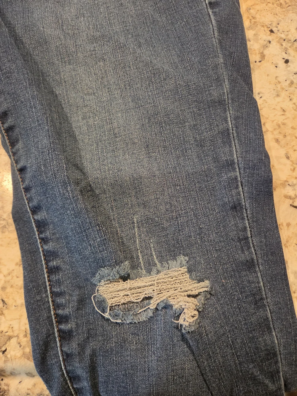LuLaRoe Women’s Dark Blue Denim Ankle Crop Jeans - Size 30